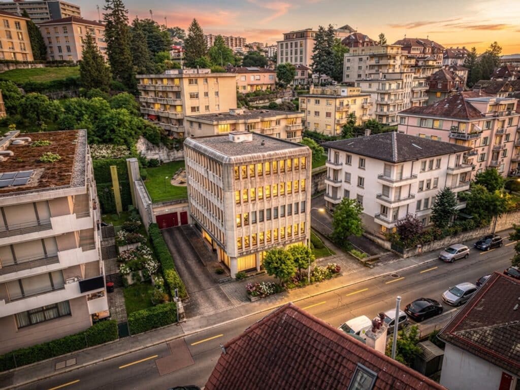 Entrée des locaux IRPP Lausanne