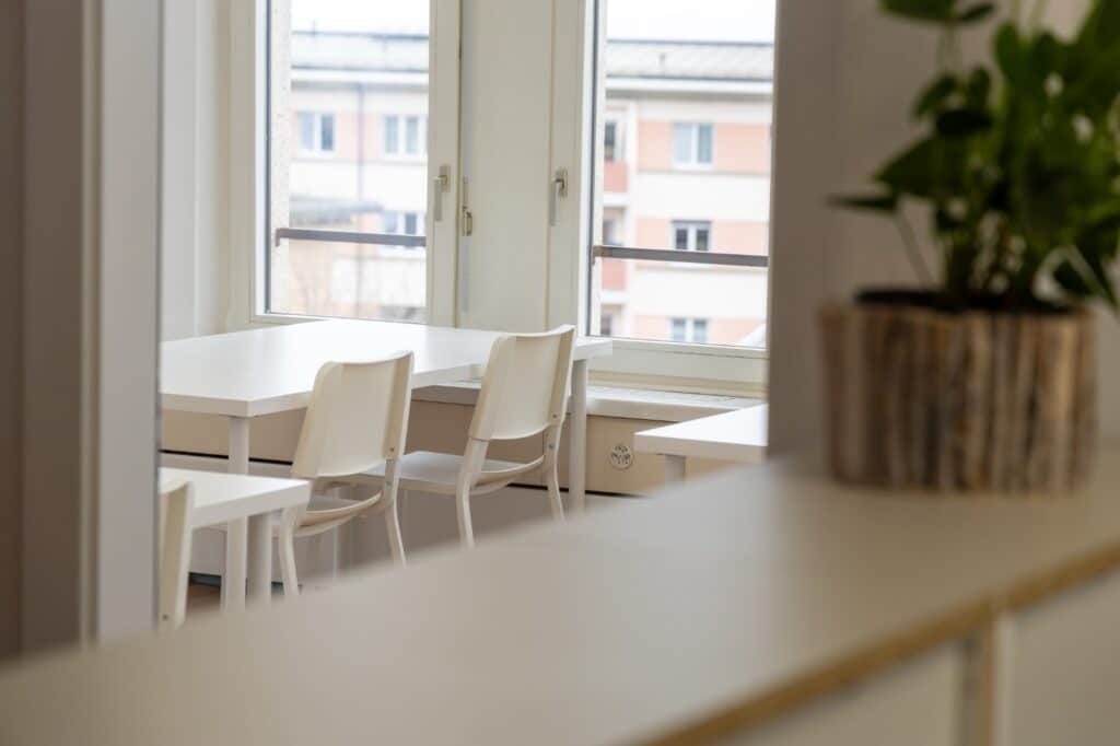 Disposition modulable — 18 participants